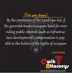 Land Use Act of 1978