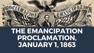 Emancipation Proclamation of 1863